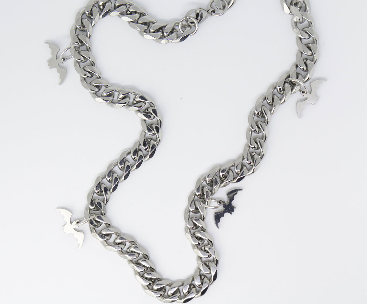 Bat Stainless Steel Cuban Chain