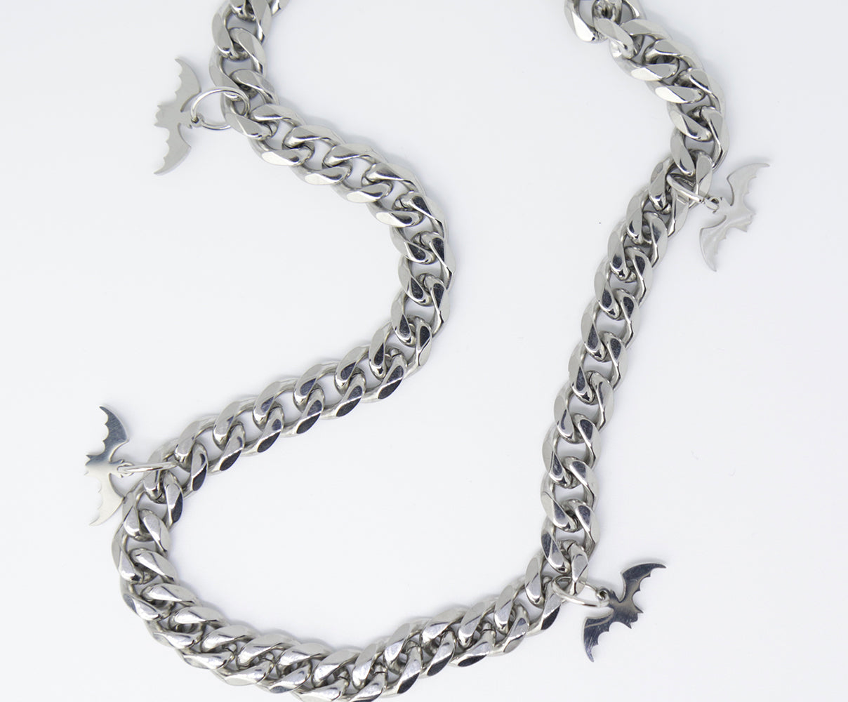 Bat Stainless Steel Cuban Chain