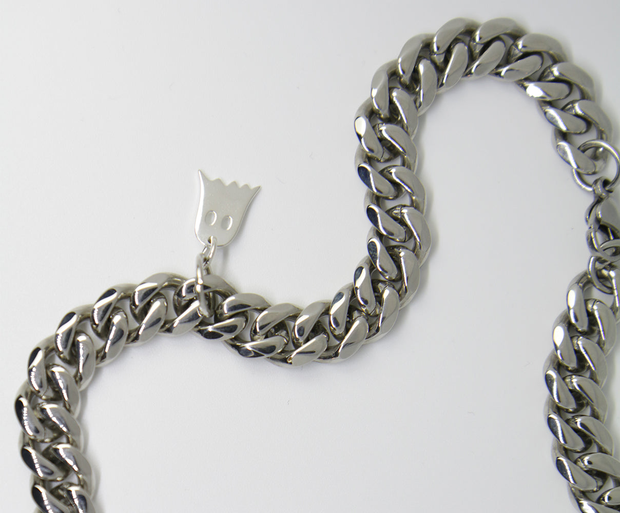 Ghost Stainless Steel Cuban Chain