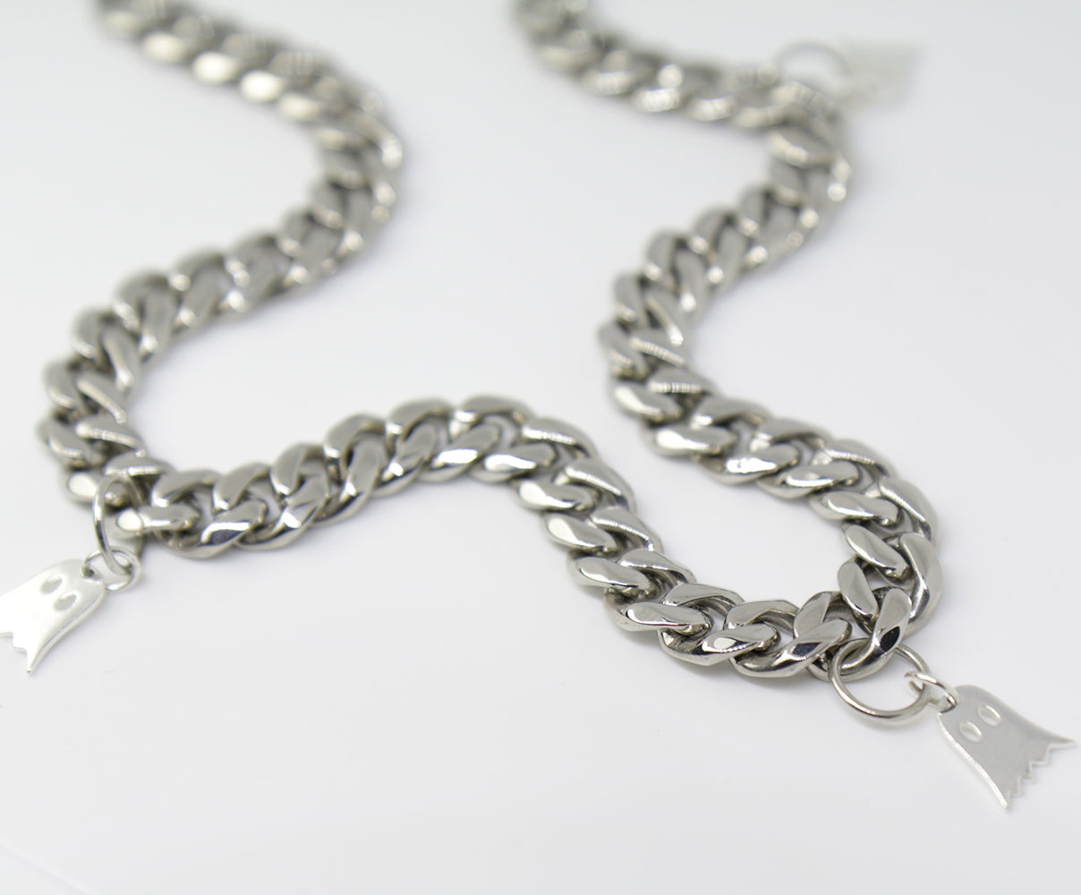 Ghost Stainless Steel Cuban Chain